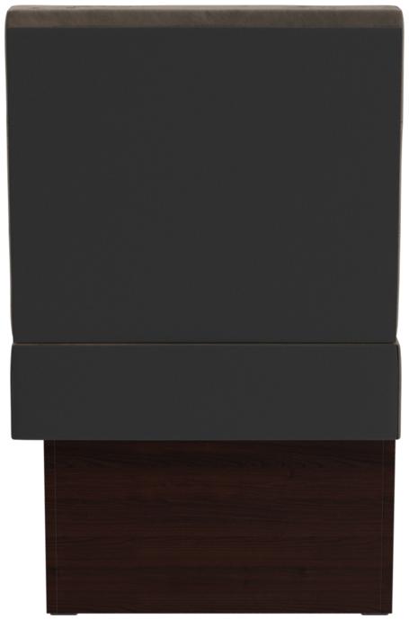 Abbildung Right end element 60 cm Ripple Rückansicht