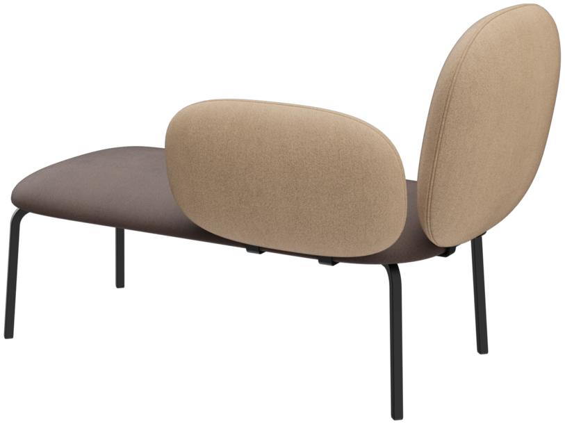 Abbildung Left-hand facing chaise longue Liberty Schrägansicht