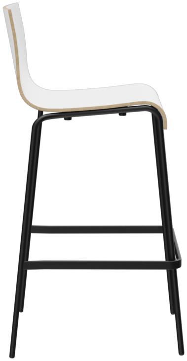 Abbildung bar stool Paula Seitenansicht