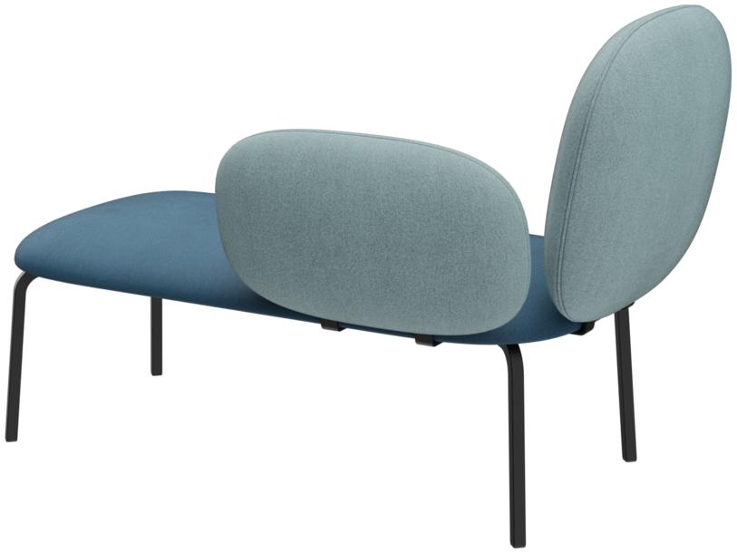 Abbildung Left-hand facing chaise longue Liberty Schrägansicht