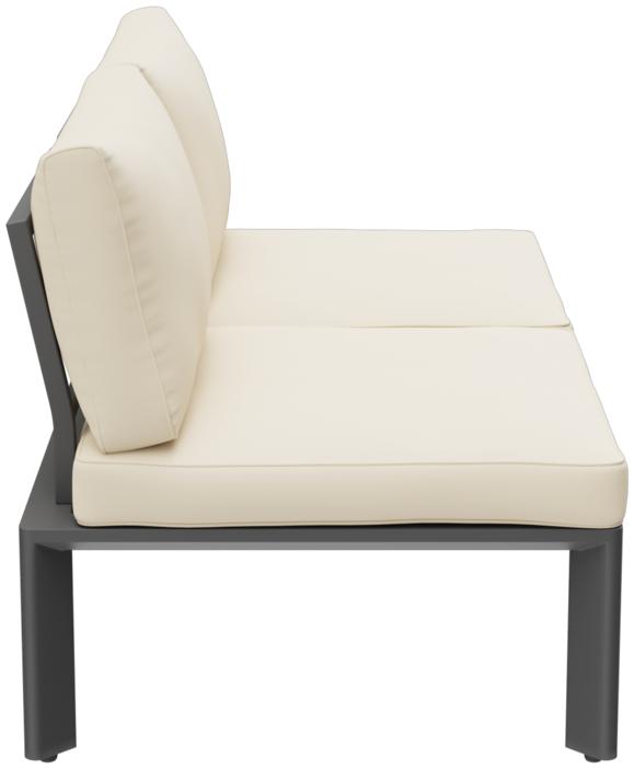 Abbildung 2-seater element Lorcan Seitenansicht