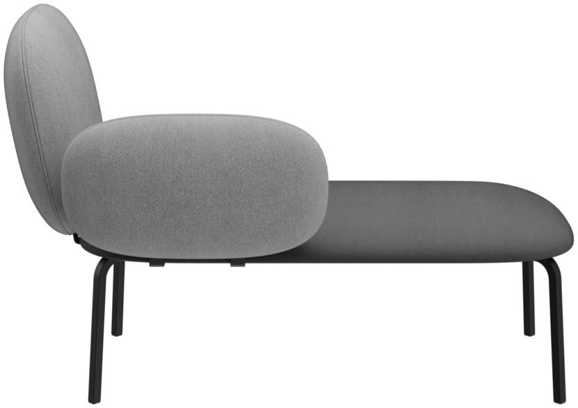 Abbildung Longchair rechts Liberty Rückansicht