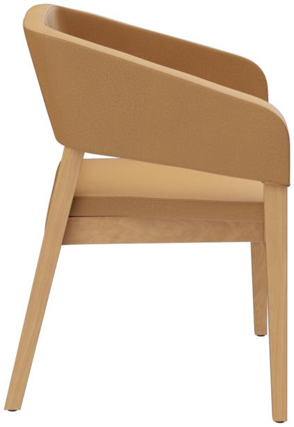 Abbildung Armchair Pika Seitenansicht