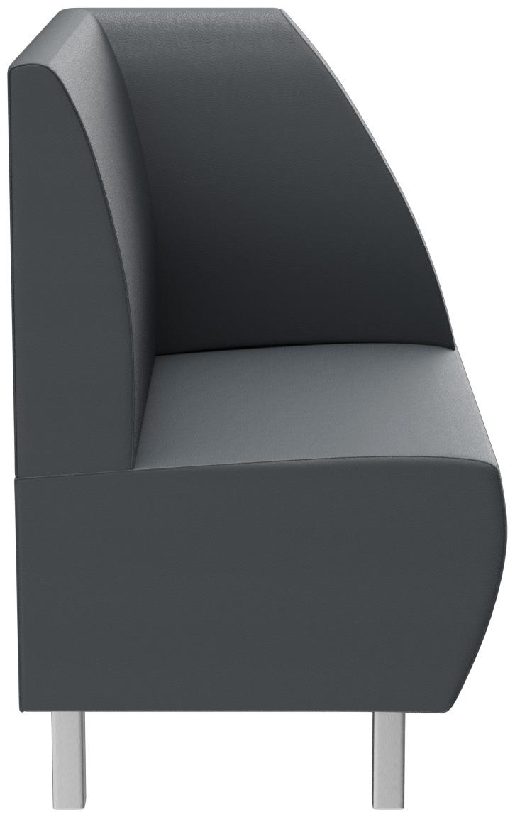 Abbildung Abschlusselement rechts D-Line Seitenansicht