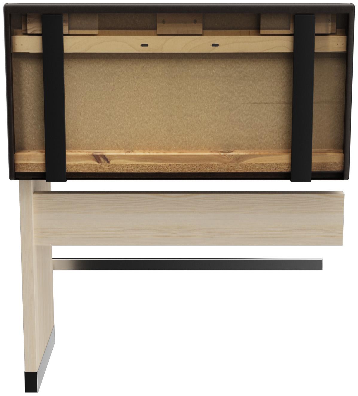 Abbildung Anbau-/Abschlusselement 100 cm H-Line Rückansicht