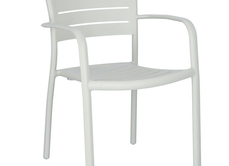 Abbildung Chaise à accoudoirs Helke Schrägansicht