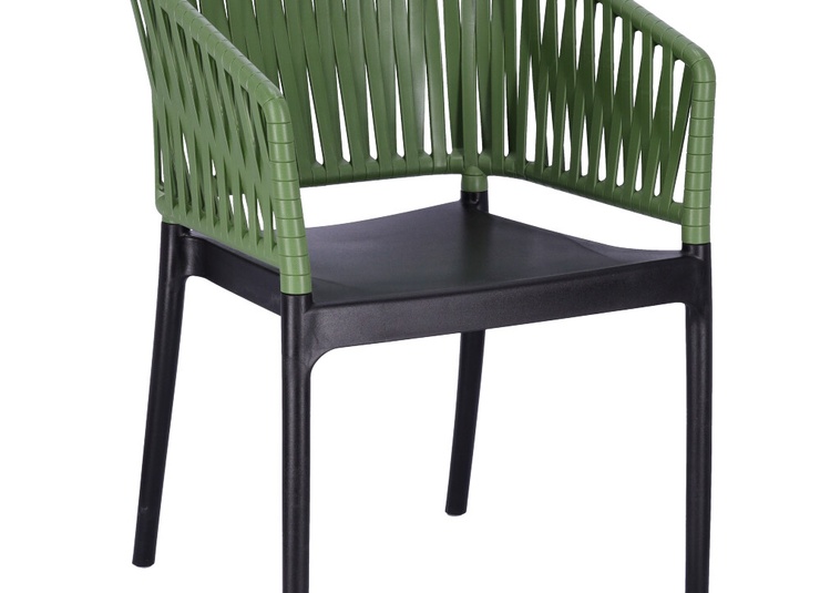 Abbildung Chaise à accoudoirs Evren Schrägansicht