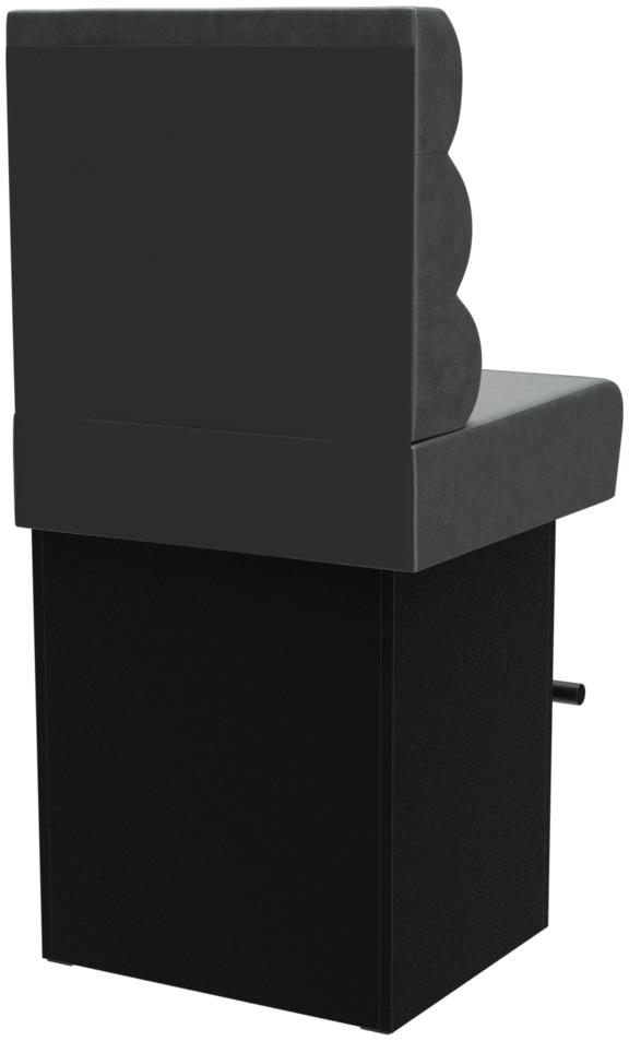 Abbildung Left-hand end element 60 cm Ripple Schrägansicht