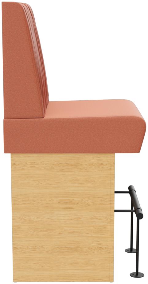 Abbildung Right end element 60 cm Drapelle Seitenansicht