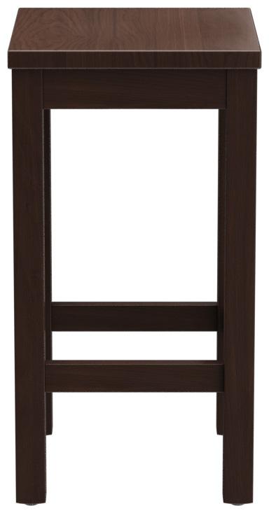 Abbildung halbhoher Hocker Delu Rückansicht