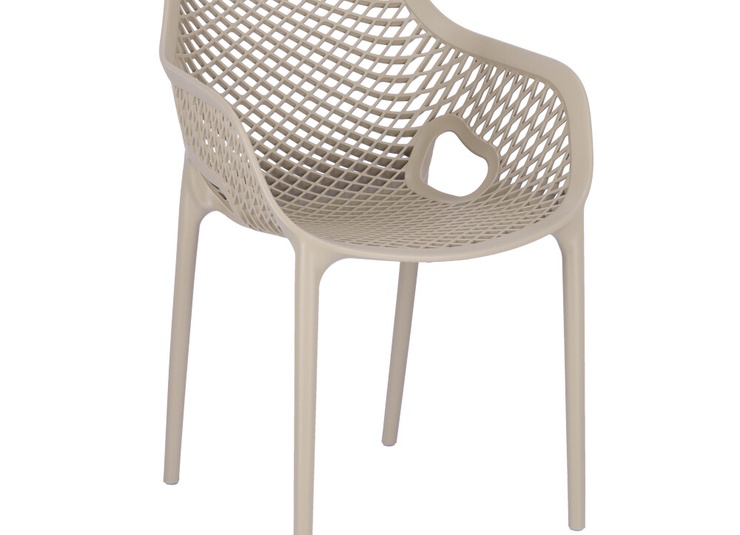 Abbildung Chaise à accoudoirs Emilia Schrägansicht