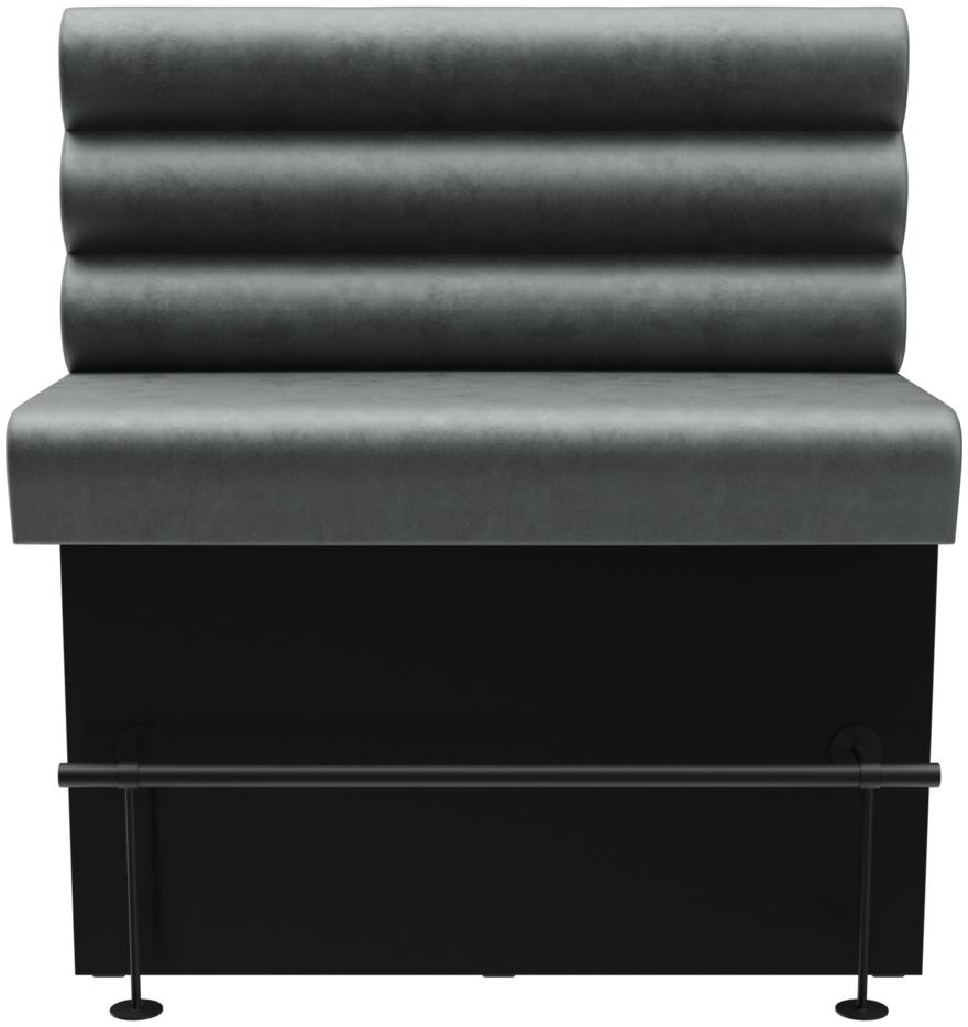 Abbildung Left-hand end element 120 cm Ripple Vorderansicht