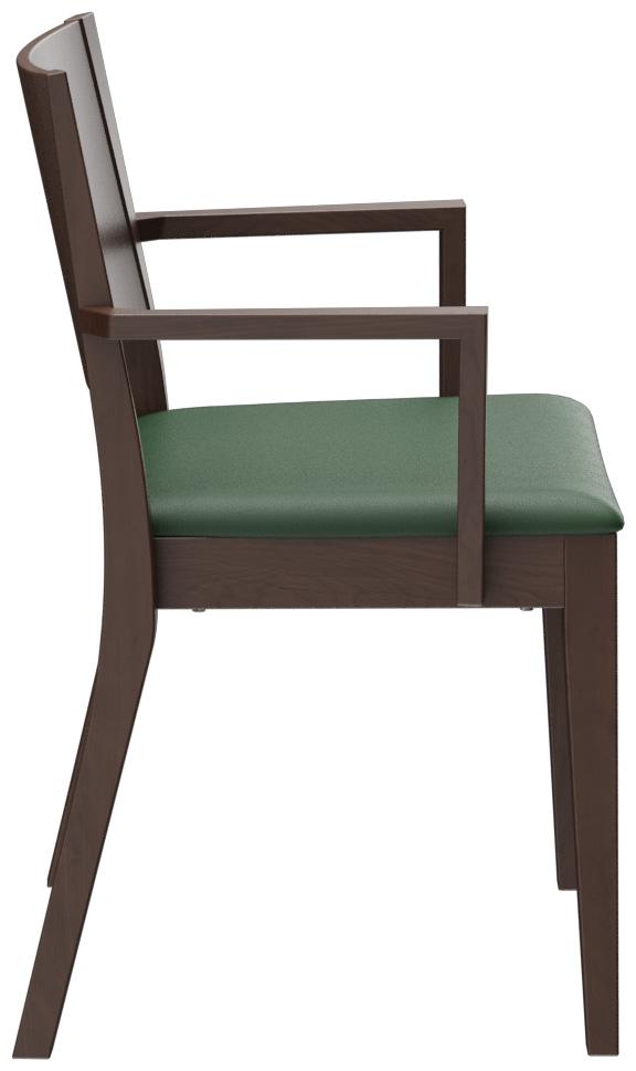 Abbildung Armlehnstuhl Quin Seitenansicht