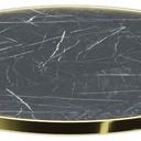 Abbildung Plateau de table Easy Gold Halla Schrägansicht