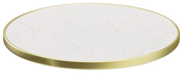 Abbildung Plateau de table Easy Gold Halla Rückansicht