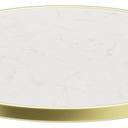 Abbildung Plateau de table Easy Gold Halla Rückansicht