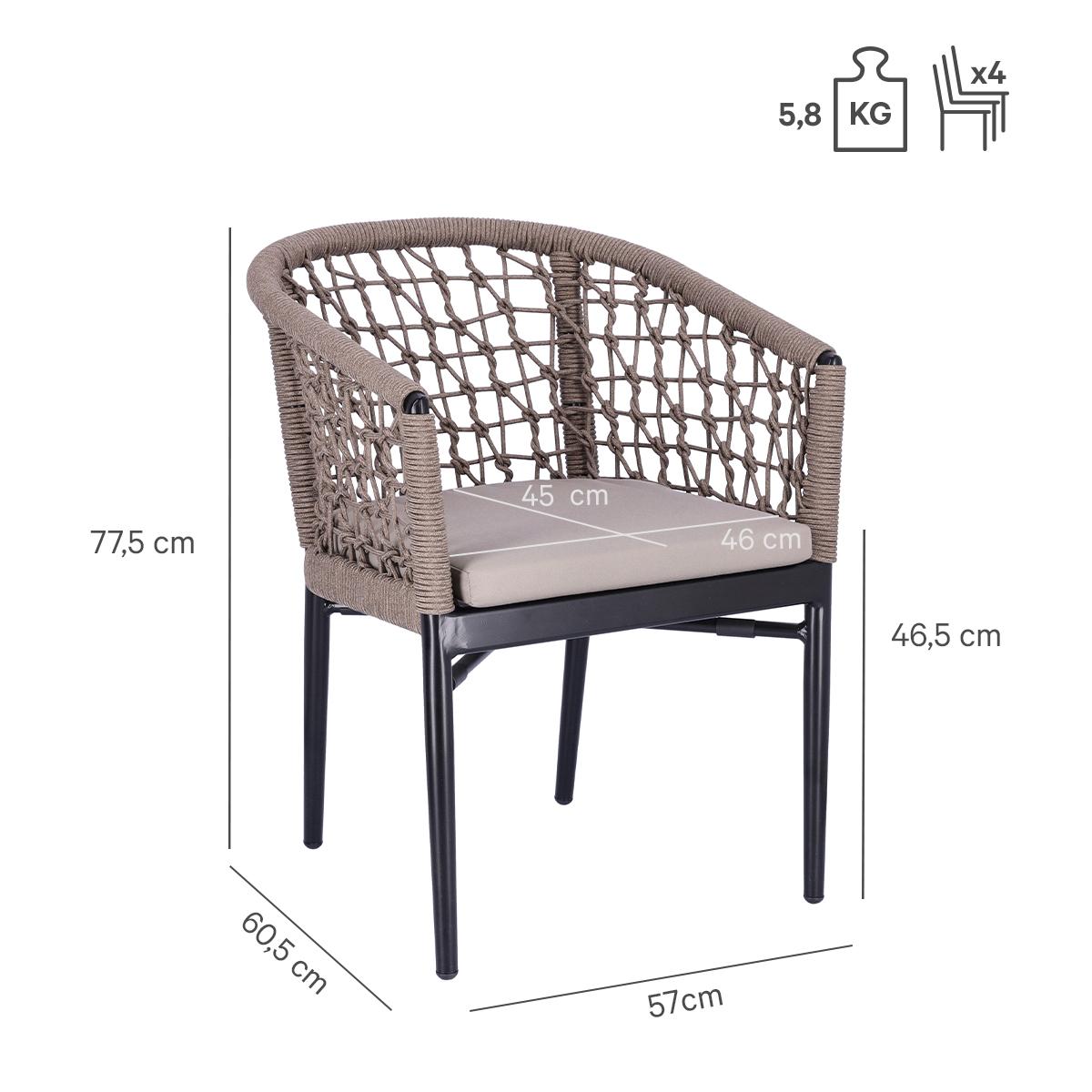 Abbildung Chaise à accoudoirs Penka