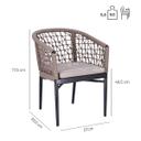 Abbildung Chaise à accoudoirs Penka