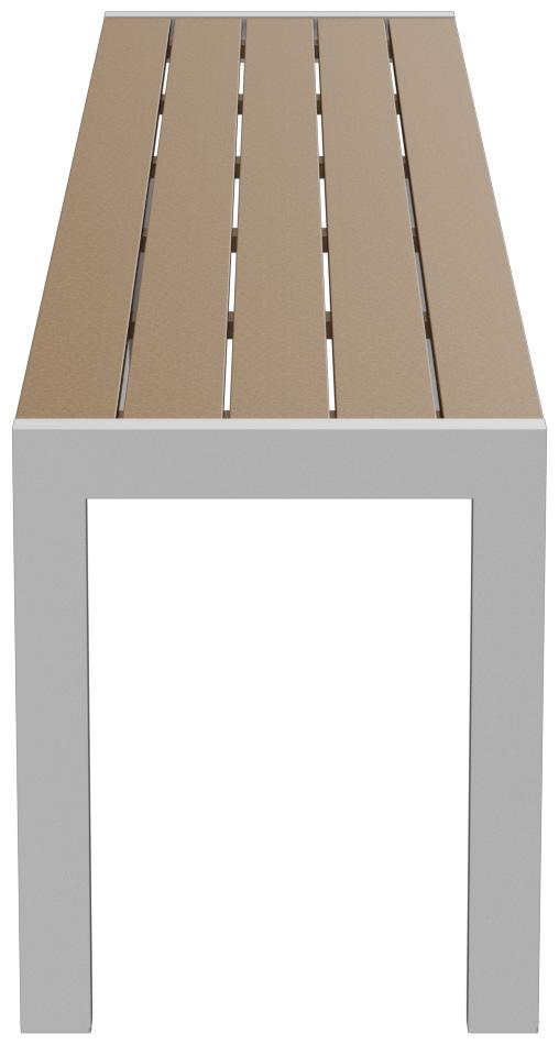 Abbildung 3-Sitzer-Bank Risa Seitenansicht