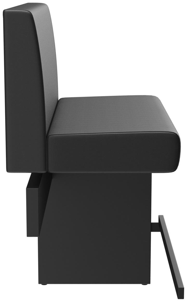 Abbildung Anbau-/Abschlusselement 100 cm H-Line Seitenansicht