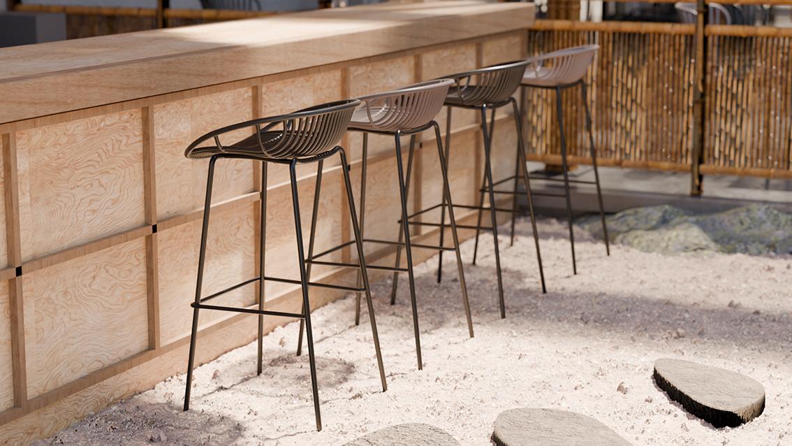 Abbildung Tabouret de bar Eskan Ambiente