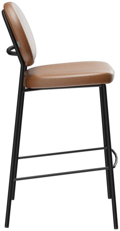 Abbildung sgabello da bar Valron Seitenansicht