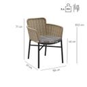 Abbildung Chaise à accoudoirs Usara