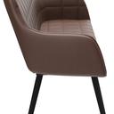 Abbildung 2-seater dining table height Romy Seitenansicht