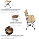 Abbildung 3-seater bench Valentin