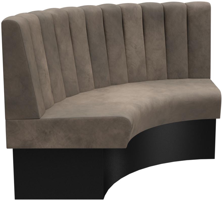 Abbildung Left-hand rounded end panel Felipa Vorderansicht