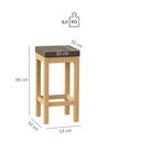 Abbildung halbhoher Hocker Delu