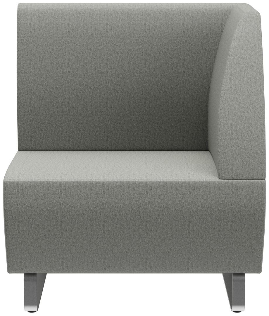 Abbildung Afsluitend element rechts D-Line Vorderansicht