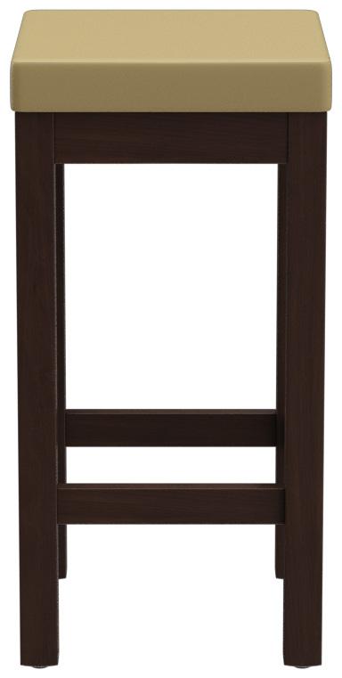 Abbildung halbhoher Hocker Delu Rückansicht