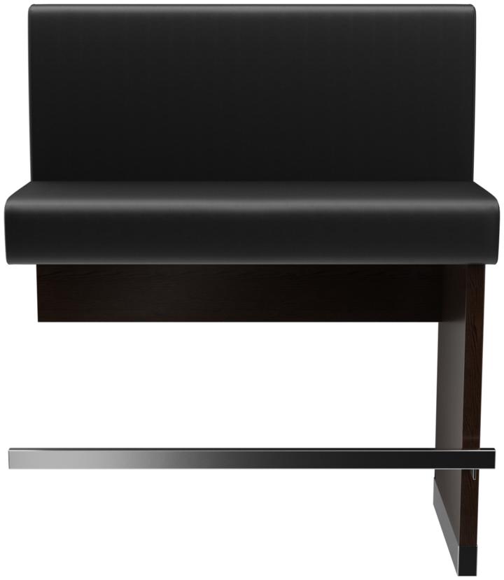 Abbildung Extension/End element 100 cm H-Line Vorderansicht