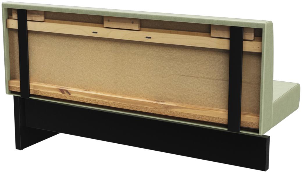 Abbildung Extension/end element 150 cm H-Line Schrägansicht
