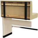 Abbildung Anbau-/Abschlusselement 100 cm H-Line Schrägansicht