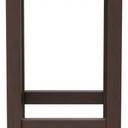 Abbildung halbhoher Hocker Delu Seitenansicht