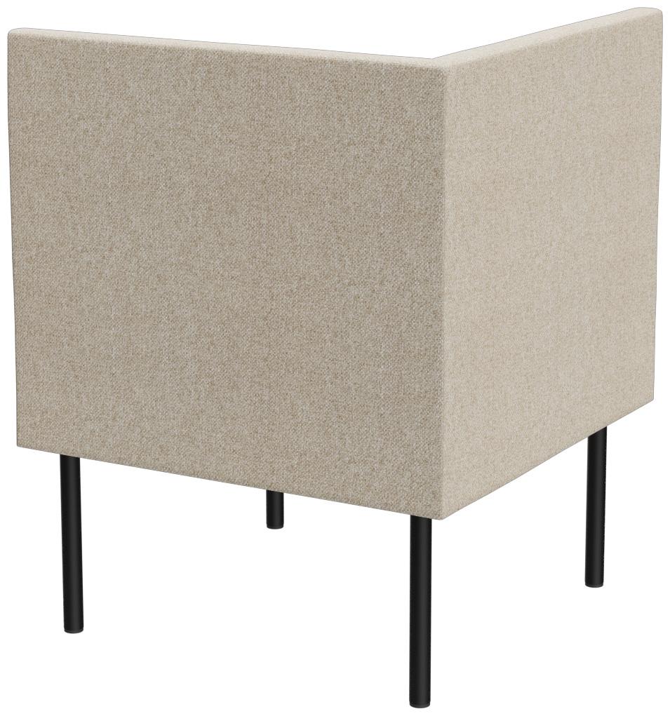 Abbildung Eck-/Abschlusselement links Tuya B Schrägansicht