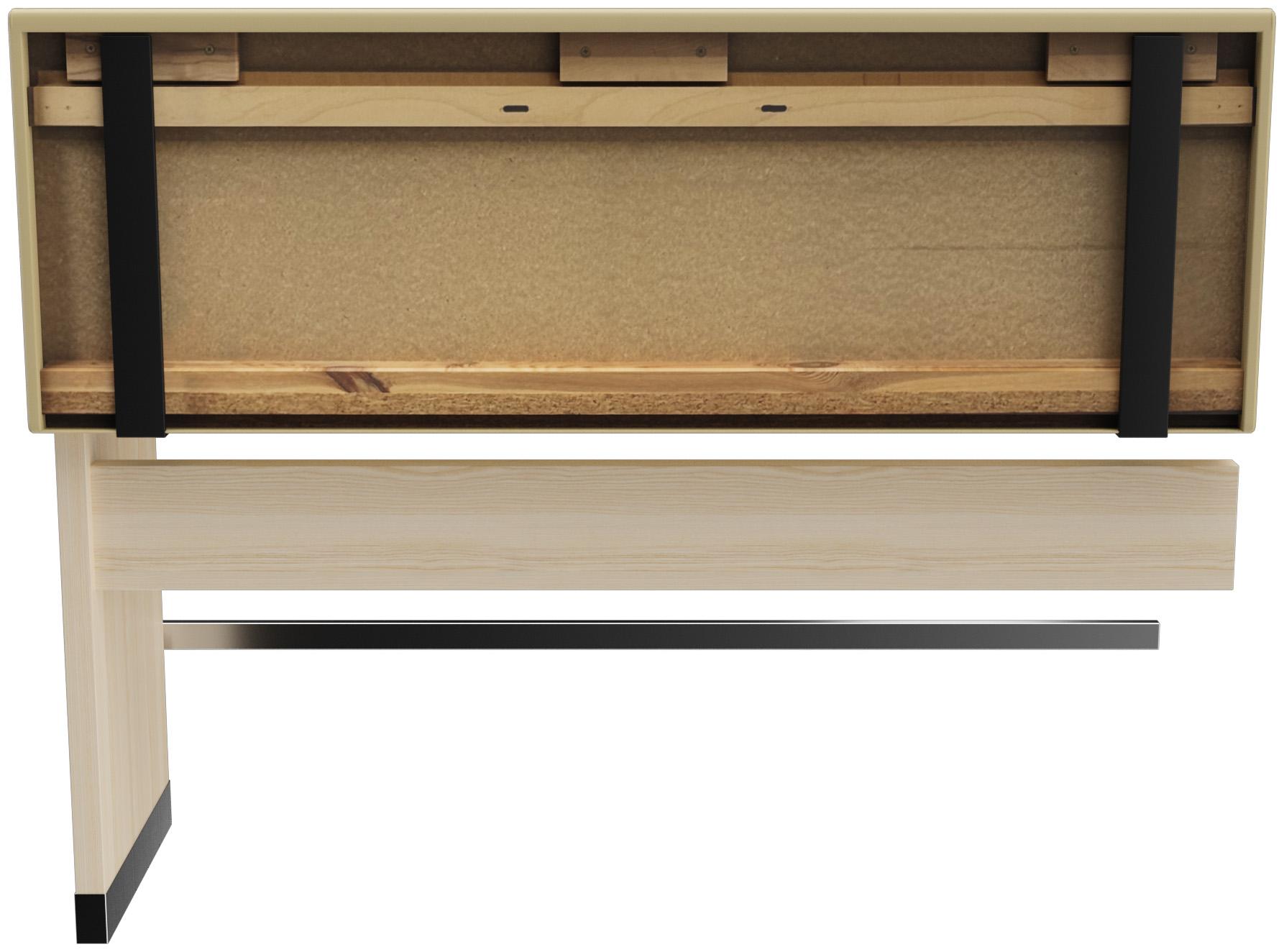 Abbildung Anbau-/Abschlusselement 150 cm H-Line Rückansicht