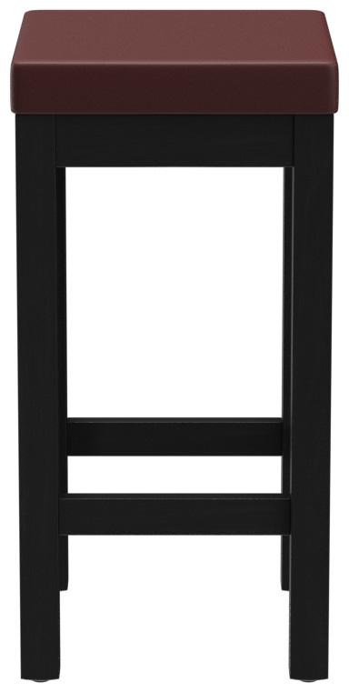 Abbildung halbhoher Hocker Delu Vorderansicht