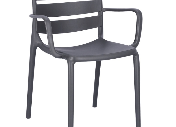 Abbildung Chaise à accoudoirs Evalo Schrägansicht