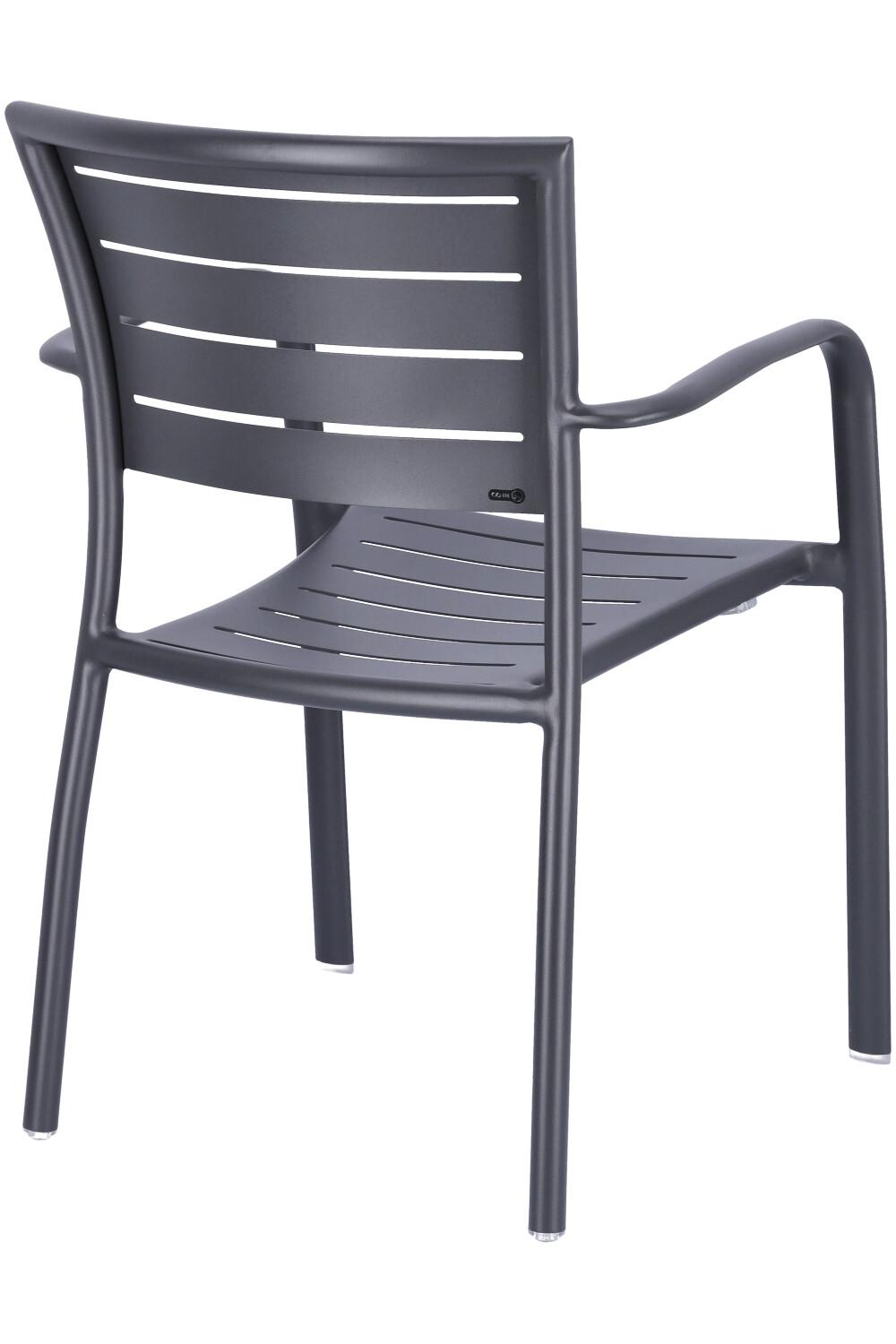 Abbildung Chaise à accoudoirs Helke Schrägansicht