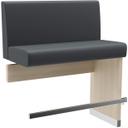 Abbildung Anbau-/Abschlusselement 100 cm H-Line Schrägansicht