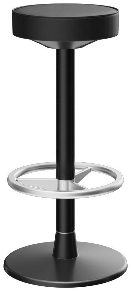 Abbildung Tabouret de bar Modular S Seitenansicht