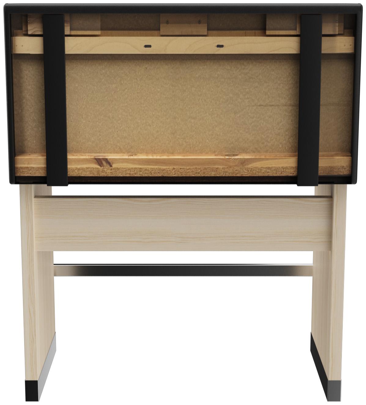 Abbildung Einzel-/Grundelement 100 cm H-Line Rückansicht