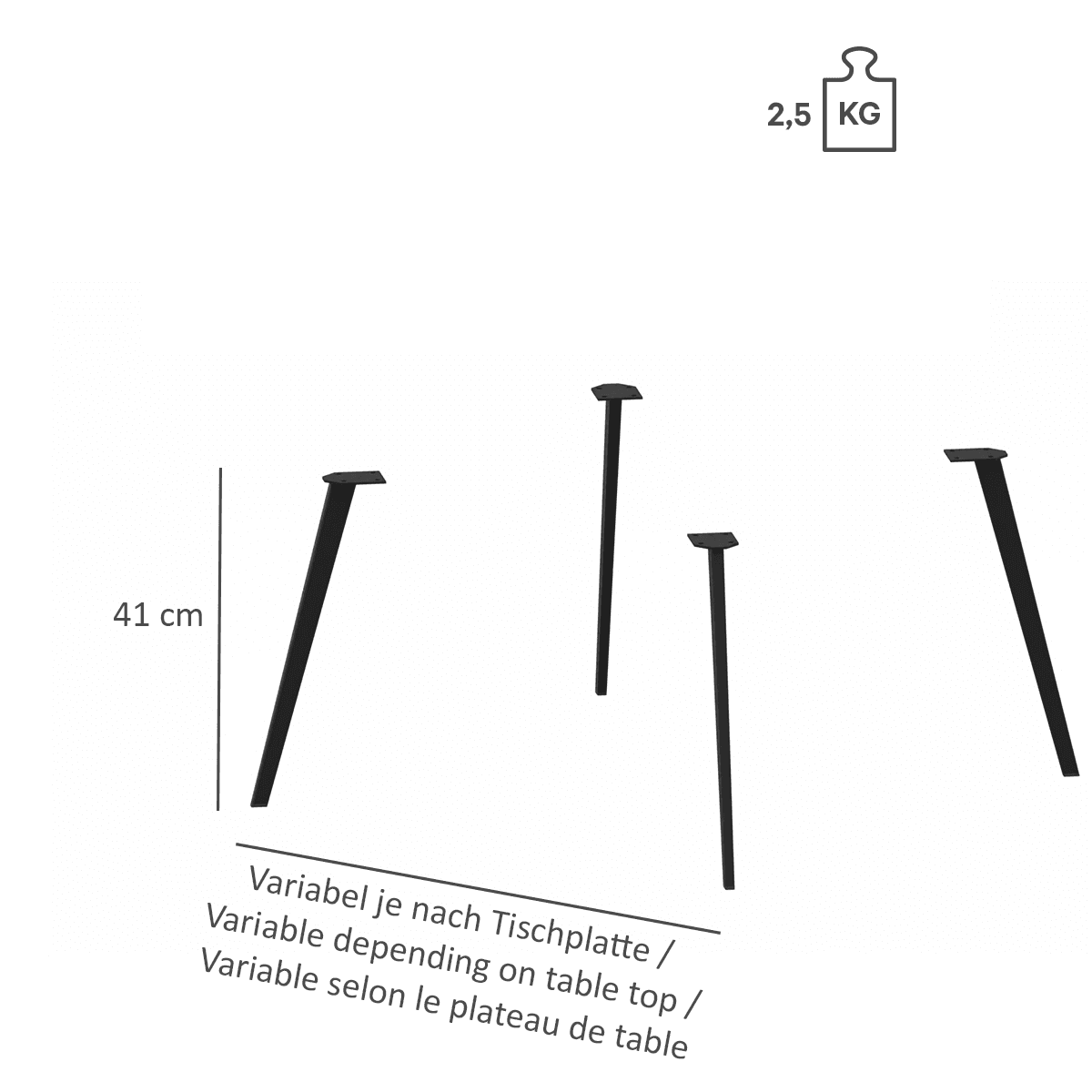 Abbildung table basse Cagon