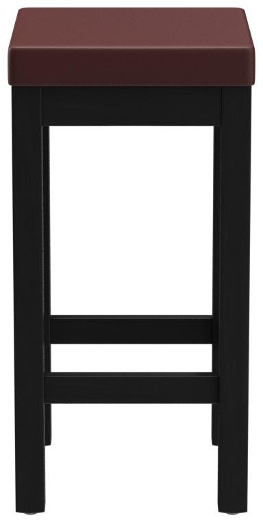 Abbildung halbhoher Hocker Delu Rückansicht