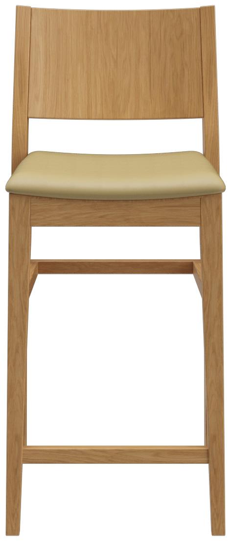 Abbildung halfhoge kruk Quin Vorderansicht