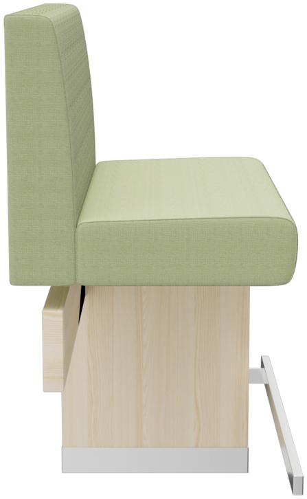 Abbildung Extension/End element 100 cm H-Line Seitenansicht
