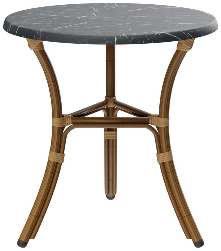 Abbildung Table à manger Marysol Seitenansicht